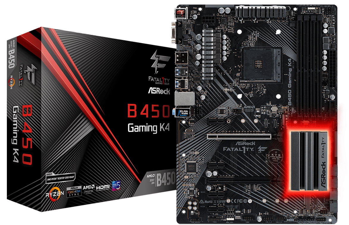 ASRock B450 Gaming K4 Overview - The ASRock B450 Gaming ITX/ac and